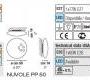 Светильник  настенный накладной (Бра) Vistosi Nuvole - nuvole-pp-60