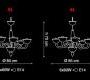 Светильник  потолочный подвесной (Люстра) Light4 Nova - nova 6L