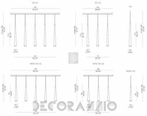 Светильник  потолочный подвесной (Люстра) Light4 Io - io SO