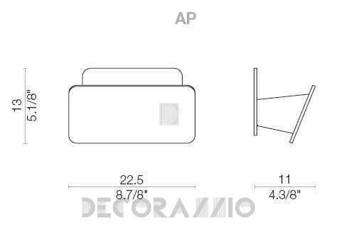 Светильник  настенный накладной (Бра) Light4 One - one AP