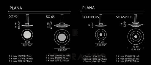 Светильник  потолочный подвесной (Люстра) Light4 Plana - plana SO 65