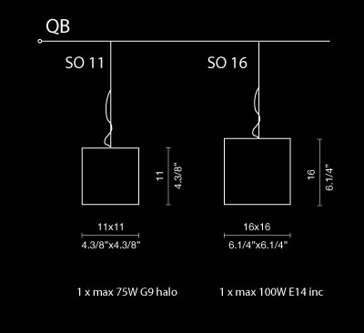 Светильник  потолочный подвесной (Люстра) Light4 Qb - qb SO 11