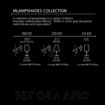 Светильник  настольный (Настольная лампа) Light4 Ampshades - ampshades CY CO