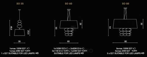 Светильник  потолочный подвесной (Люстра) Light4 Musa - musa SO 35