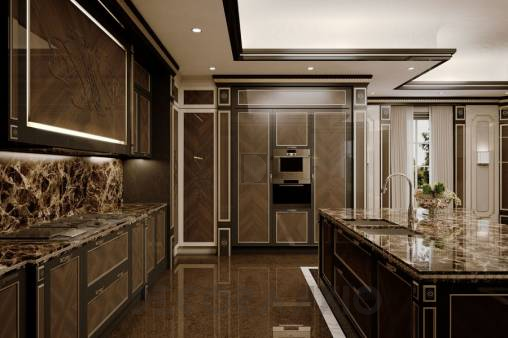 Комплект в кухню Pregno Riverside - riverside-dark-kitchens