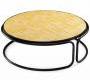 Кофейный, журнальный столик Mambo Unlimited Ideas Caldas - caldas-round-center-table-yellow