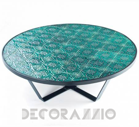 Кофейный, журнальный столик Mambo Unlimited Ideas Caldas - caldas-round-center-table-jade