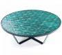 Кофейный, журнальный столик Mambo Unlimited Ideas Caldas - caldas-round-center-table-jade