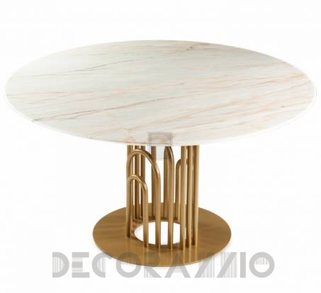 Обеденный стол Mambo Unlimited Ideas Bara - bara-dinner-table-120-gold