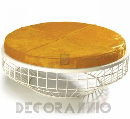 Кофейный, журнальный столик Mambo Unlimited Ideas Air - air-upholstery-center-table-mustard