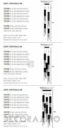 Светильник  потолочный подвесной (Люстра) Ilfari Sexy Crystals - 12156