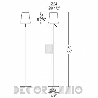 Светильник  напольный (Торшер) Leucos Cloche - 0004125