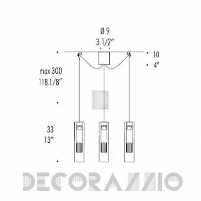 Светильник  потолочный подвесной (Люстра) Leucos Fairy - 0003264