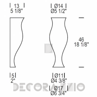 Светильник  настенный накладной (Светильник) Leucos Spring - 0004293