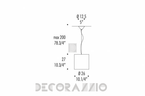 Светильник  потолочный подвесной (Люстра) Leucos Celine - 0003069