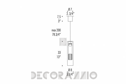 Светильник  потолочный подвесной (Люстра) Leucos Fairy - 0003262