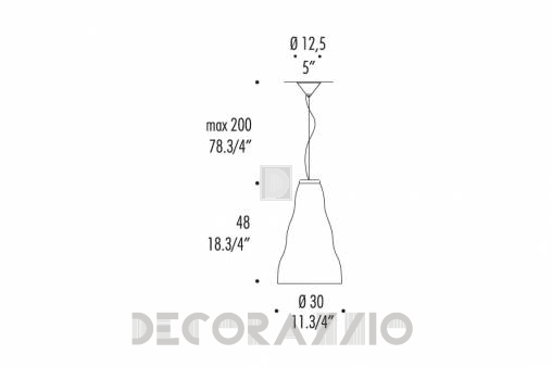 Светильник  потолочный подвесной (Люстра) Leucos Vivia - 0003255