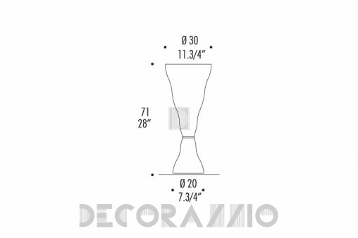 Светильник  настольный (Настольная лампа) Leucos Vivia - 0004048