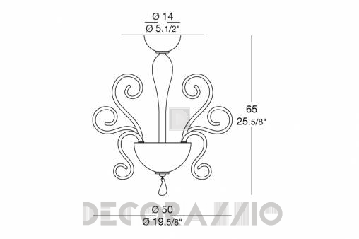 Светильник  потолочный  (Светильник) Leucos Bolero - 0004443