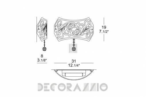 Светильник  настенный накладной (Бра) Leucos Charme - 0000481