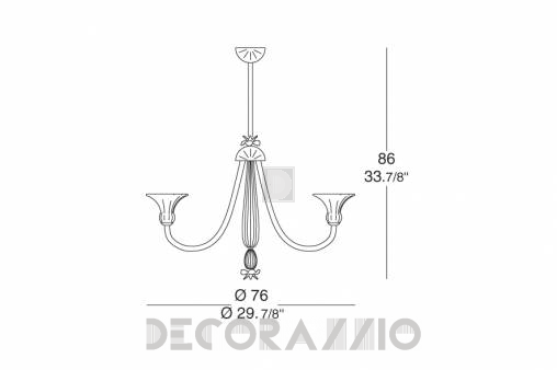 Светильник  потолочный подвесной (Люстра) Leucos Art. 488 - 0000669