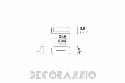 Светильник  настенный накладной (Бра) Leucos Loft - 0001843