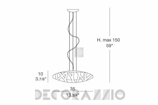 Светильник  потолочный подвесной (Люстра) Leucos X-Ray - 0000074