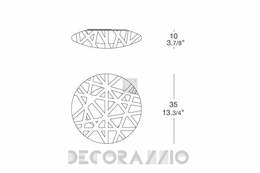 Светильник  настенный накладной (Светильник) Leucos X-Ray - 0000228