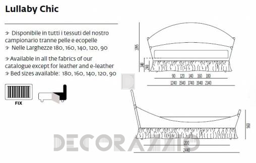 Кровать двуспальная Noctis Lullaby - XLT2528L