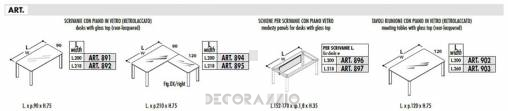 Письменный стол LAS Mobili Iulio - Iulio HG - iulio-hg-desks-1