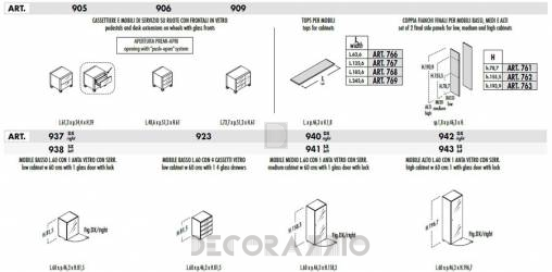 Тумба LAS Mobili Iulio - Iulio HG - iulio-hg-pedestals