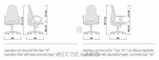 Кресло офисное Forsit by LAS Fast - fast-operative-chair-with-armrests-bf