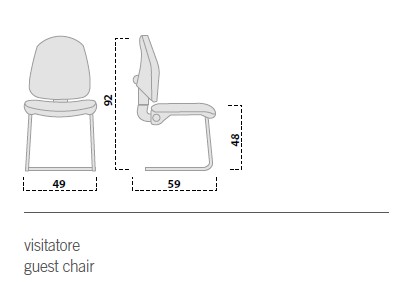 Стул Forsit by LAS Fast - fast-guest-chair