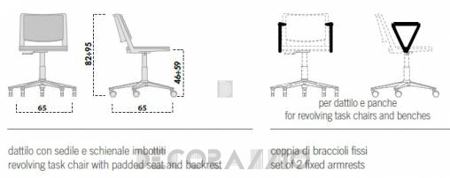 Стул Forsit by LAS F01 - f01-revolving-task-chair