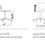 Кресло Forsit by LAS F01 - f01-set-of-2-fixed-armrests