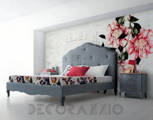 Кровать двуспальная Flai Maison des Fleures - 7731.1 grey