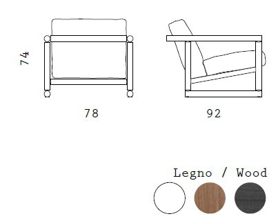 Кресло Flai Pipe - 11519 ash