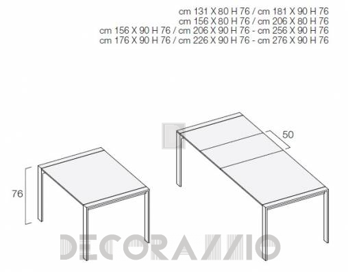 Обеденный стол Flai Milo - 12915