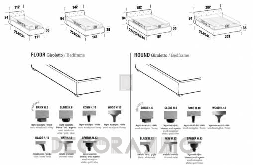 Кровать двуспальная Le Comfort Gap - gap_bed