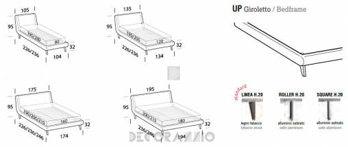 Кровать двуспальная Le Comfort Metropolitan - metropolitan_bed