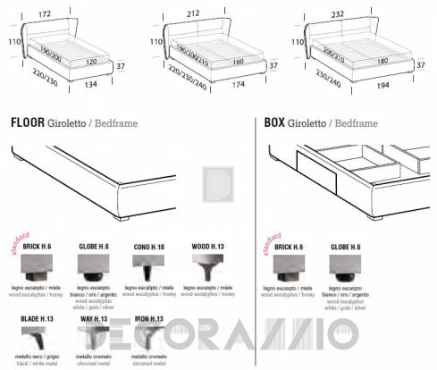 Кровать двуспальная Le Comfort Pasodoble - pasodoble_bed