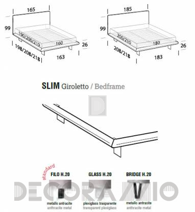 Кровать двуспальная Le Comfort Snap - snap_bed