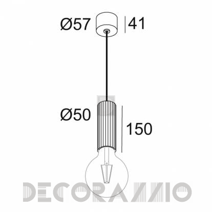 Светильник  потолочный подвесной (Люстра) Delta Light HEDRA - 472 221 01 W