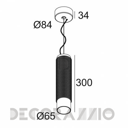 Светильник  потолочный подвесной (Люстра) Delta Light PUNK - 471 322 00 B