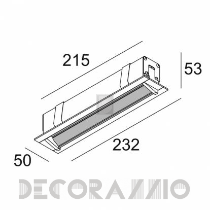 Светильник  потолочный врезной (Светильник точечный) Delta Light DOT.COM - 424 242 02 92 W-B