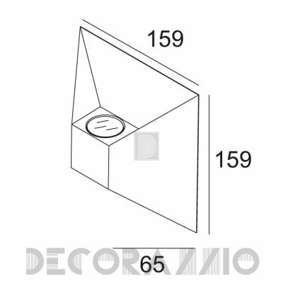 Светильник  настенный накладной (Бра) Delta Light LOGO - 271 06 92 A