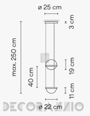 Vibia Palma 3724 Светильник потолочный подвесной (Люстра)