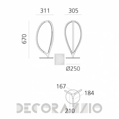 Светильник  настольный (Настольная лампа) Artemide Arrival - arrival-table