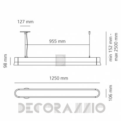 Светильник  потолочный подвесной (Люстра) Artemide Gio light - AV01004