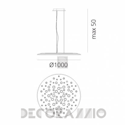 Светильник  потолочный подвесной (Люстра) Artemide Silent Field - 1013020A